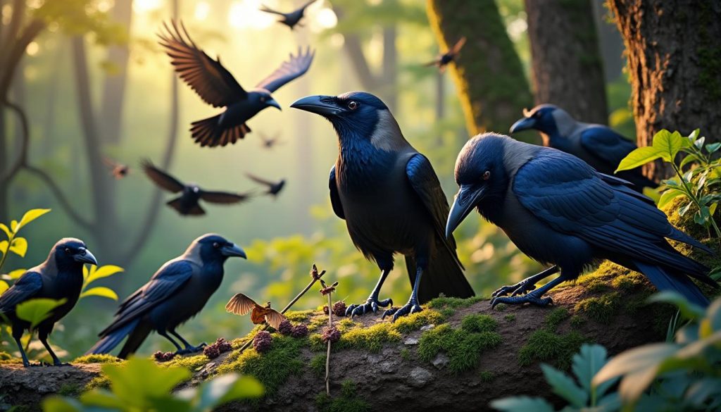 découvrez comment les corvidés, une famille d'oiseaux remarquablement intelligents, défient notre compréhension de l'intelligence animale à travers des comportements et des prouesses cognitives étonnants.