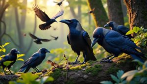 découvrez comment les corvidés, une famille d'oiseaux remarquablement intelligents, défient notre compréhension de l'intelligence animale à travers des comportements et des prouesses cognitives étonnants.