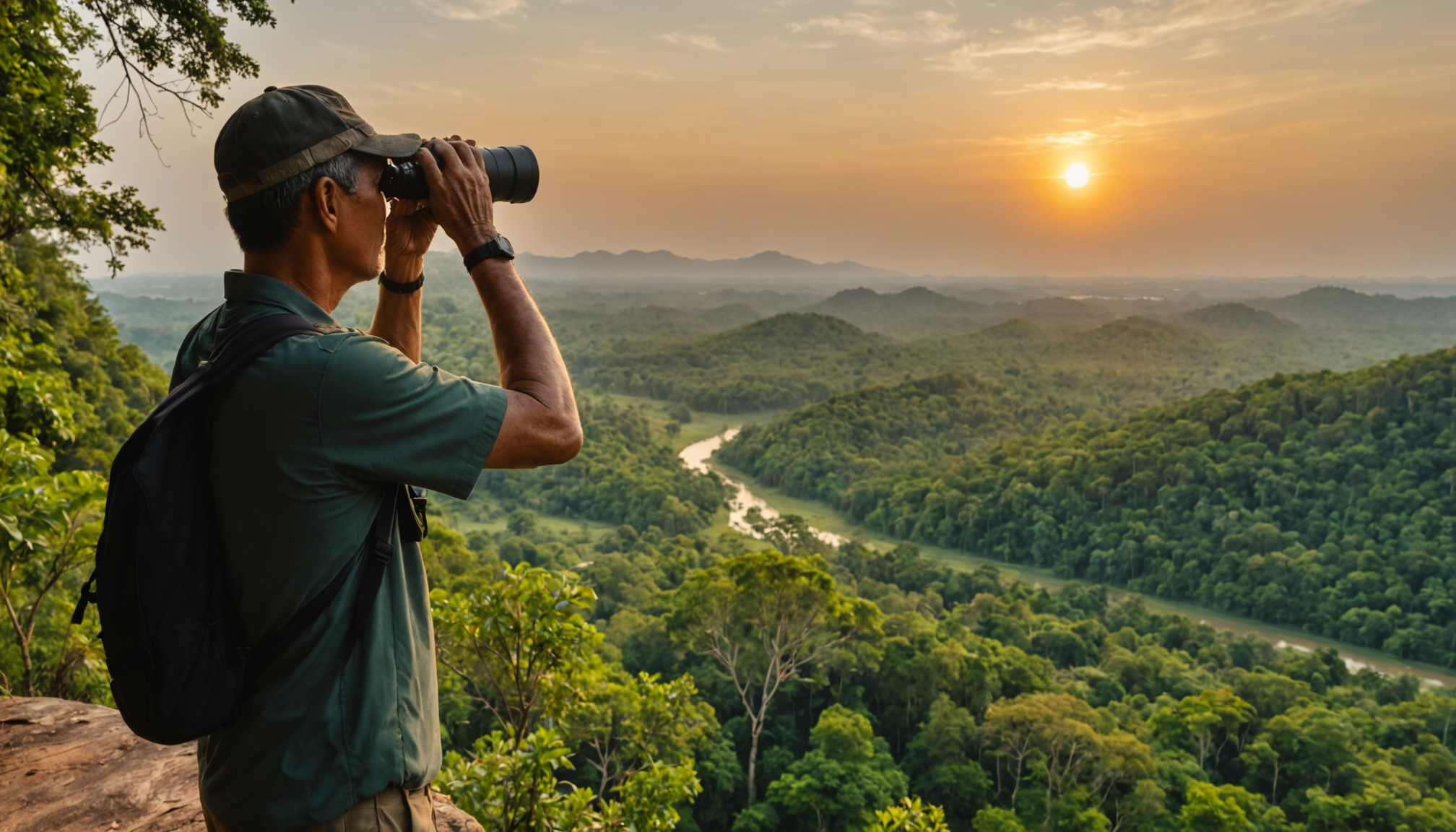 découvrez la magie d'observer les rapaces au crépuscule dans le ciel enchanteur de thaïlande, une expérience unique mêlant nature et beauté sauvage.