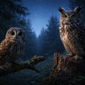 découvrez les secrets des rapaces nocturnes, chouettes et hiboux, leurs caractéristiques, comportements et habitats expliqués en détail.