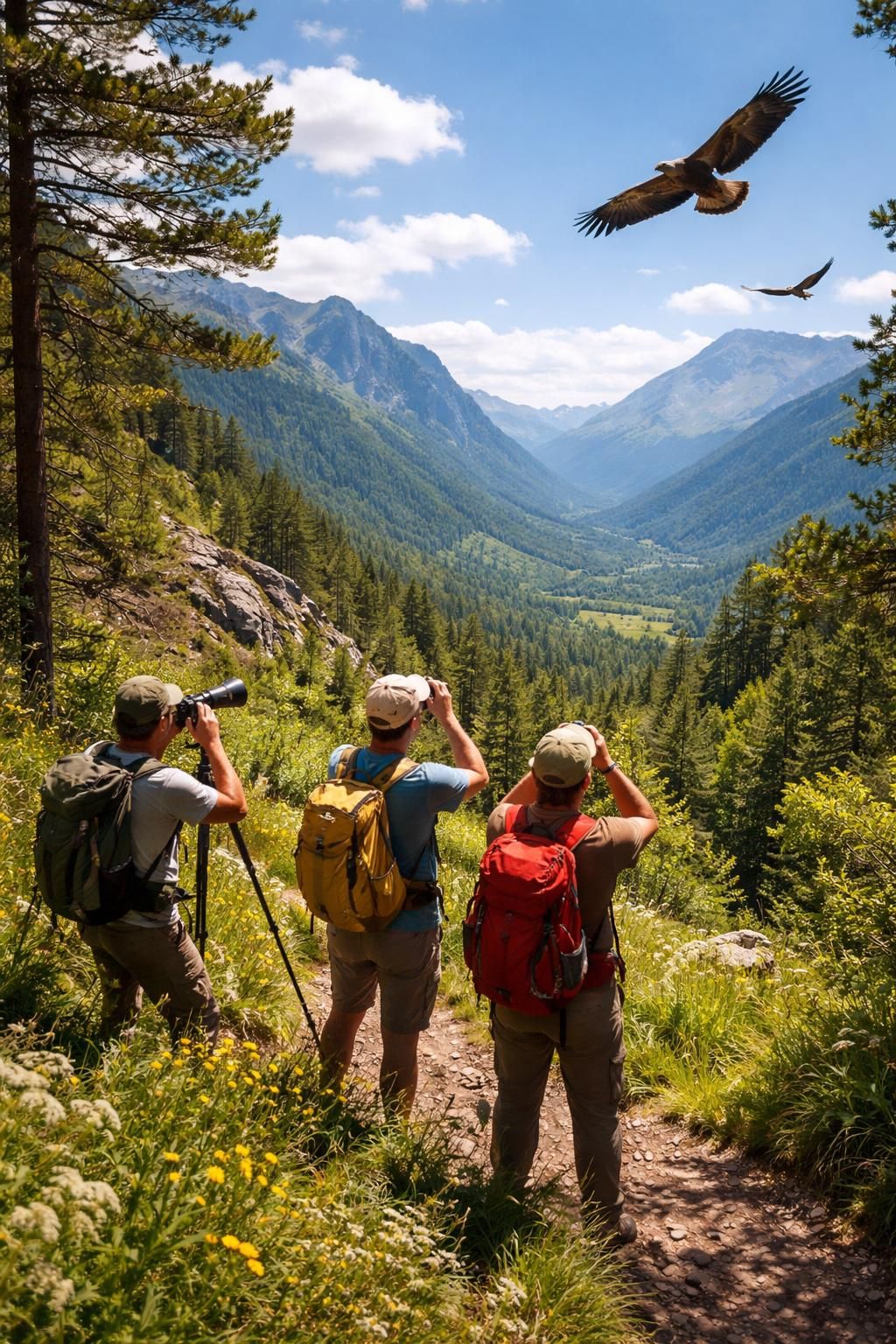 participez à des sorties gratuites d'observation des rapaces et profitez de randonnées nature avec la ligue de protection des oiseaux pour un loisir en pleine nature.