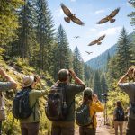 découvrez l'observation des rapaces avec la ligue pour la protection des oiseaux lors de randonnées nature gratuites, une activité idéale pour les passionnés de faune sauvage et de plein air.