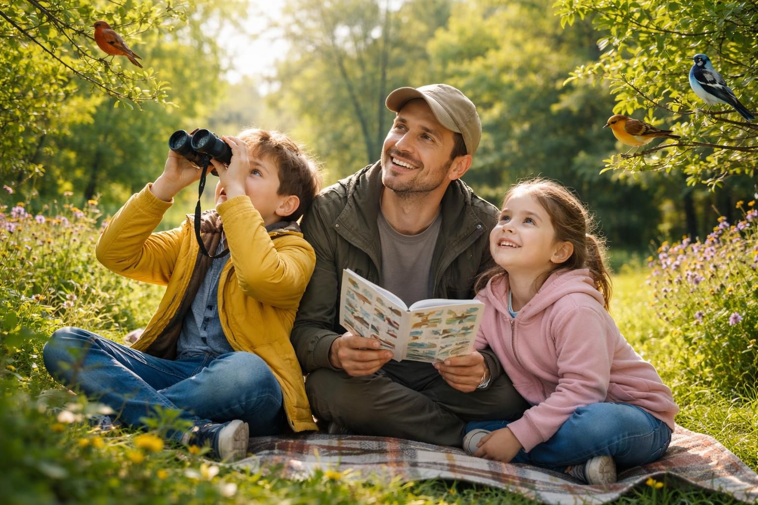 découvrez comment observer les oiseaux avec vos enfants peut développer leur patience et leur concentration tout en partageant un moment nature enrichissant en famille.