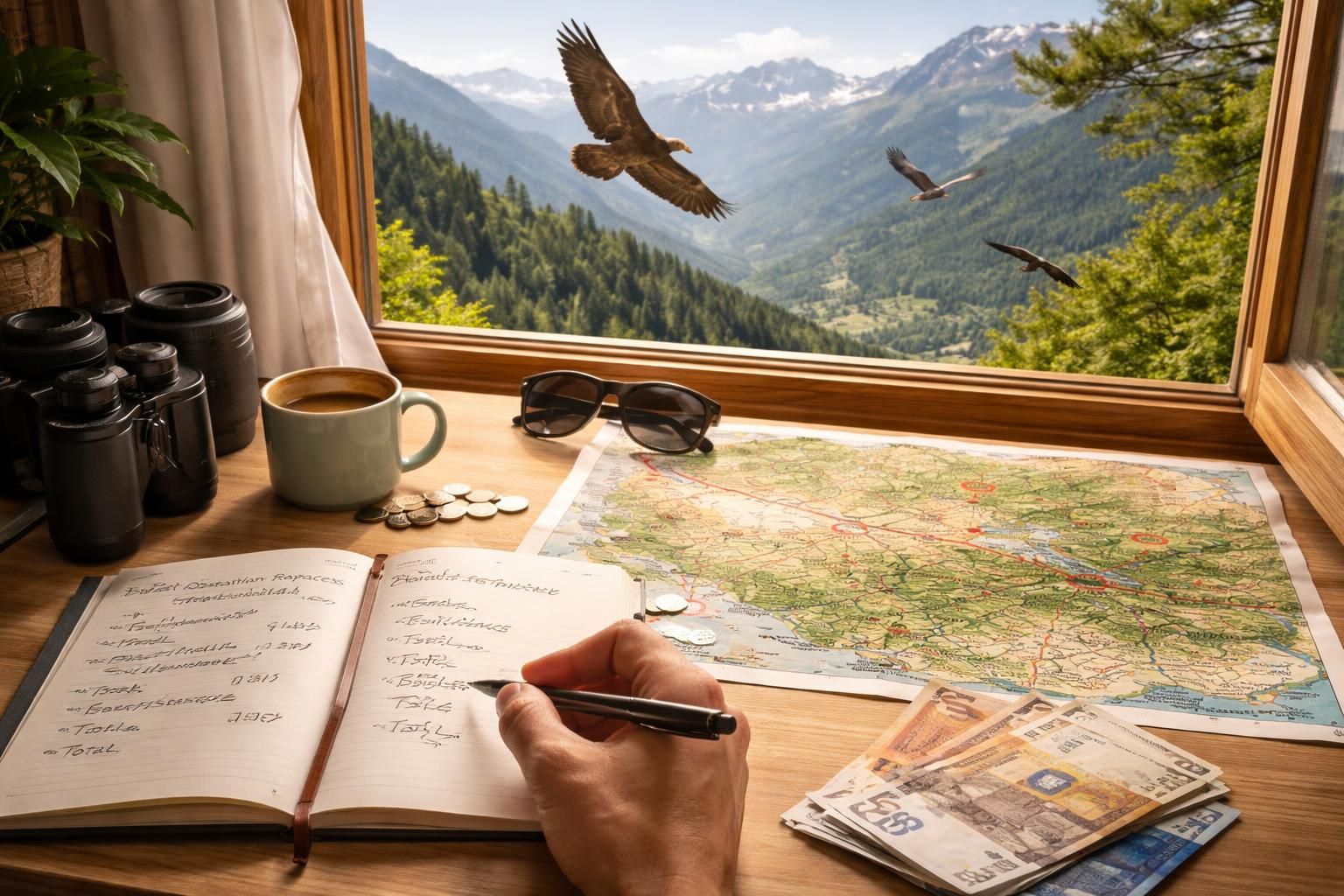 découvrez comment planifier efficacement votre budget pour des excursions ornithologiques dans les pyrénées et observer les rapaces dans leur habitat naturel.