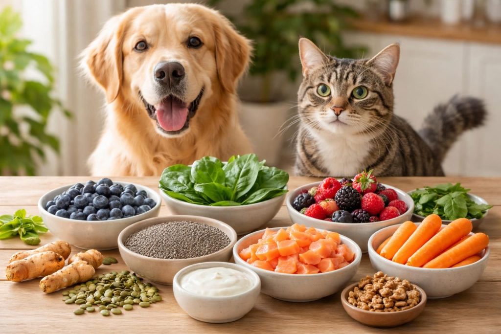 découvrez les bienfaits des superaliments pour animaux et offrez à votre compagnon une alimentation saine et naturelle pour améliorer sa santé et son bien-être.